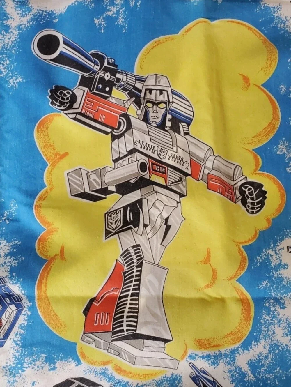 ​Vintage 1984 Transformers Twin Flat Sheet G1 Hasbro
